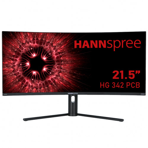 HANNSPREE MONITOR CURVO 34 LED 21:9 UWQHD 1MS 144HZ 300CDM, DP/HDMI, 1500R, MULTIMEDIALE