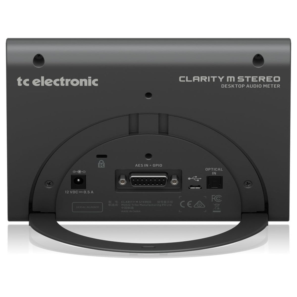 TC ELECTRONIC CLARITY M STEREO DESKTOP AUDIO METER MISURATORE DI LIVELLO STEREO DISPLAY HD 7"
