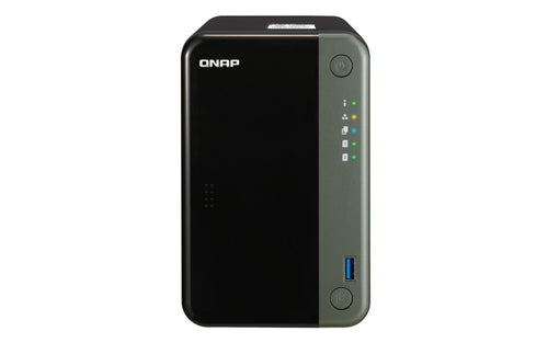 QNAP NAS TOWER 2BAY 2.5"/3.5" SSD/HDD SATA, INTEL CELERON GEMINI LAKE J4125 4CORE 2.0GHz,
