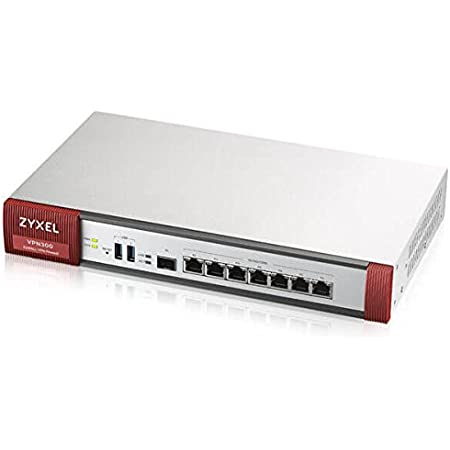 ZYXEL FIREWALL USG FLEX 100 SECURITY GATEWAY 1XWAN, 4XLAN, 1XUSB, VPN 40 IPSEC/L2TP, 30 SS