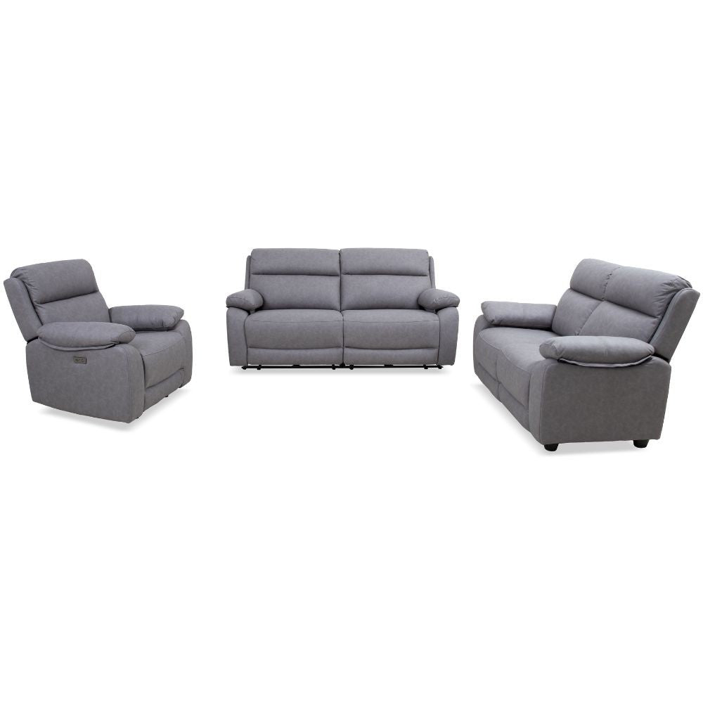 Divano 2 posti Siviglia Nabuk grigio chiaro