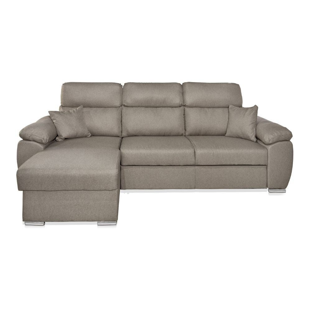 Divano Como II con penisola contenitore grigio rabbit Twist03