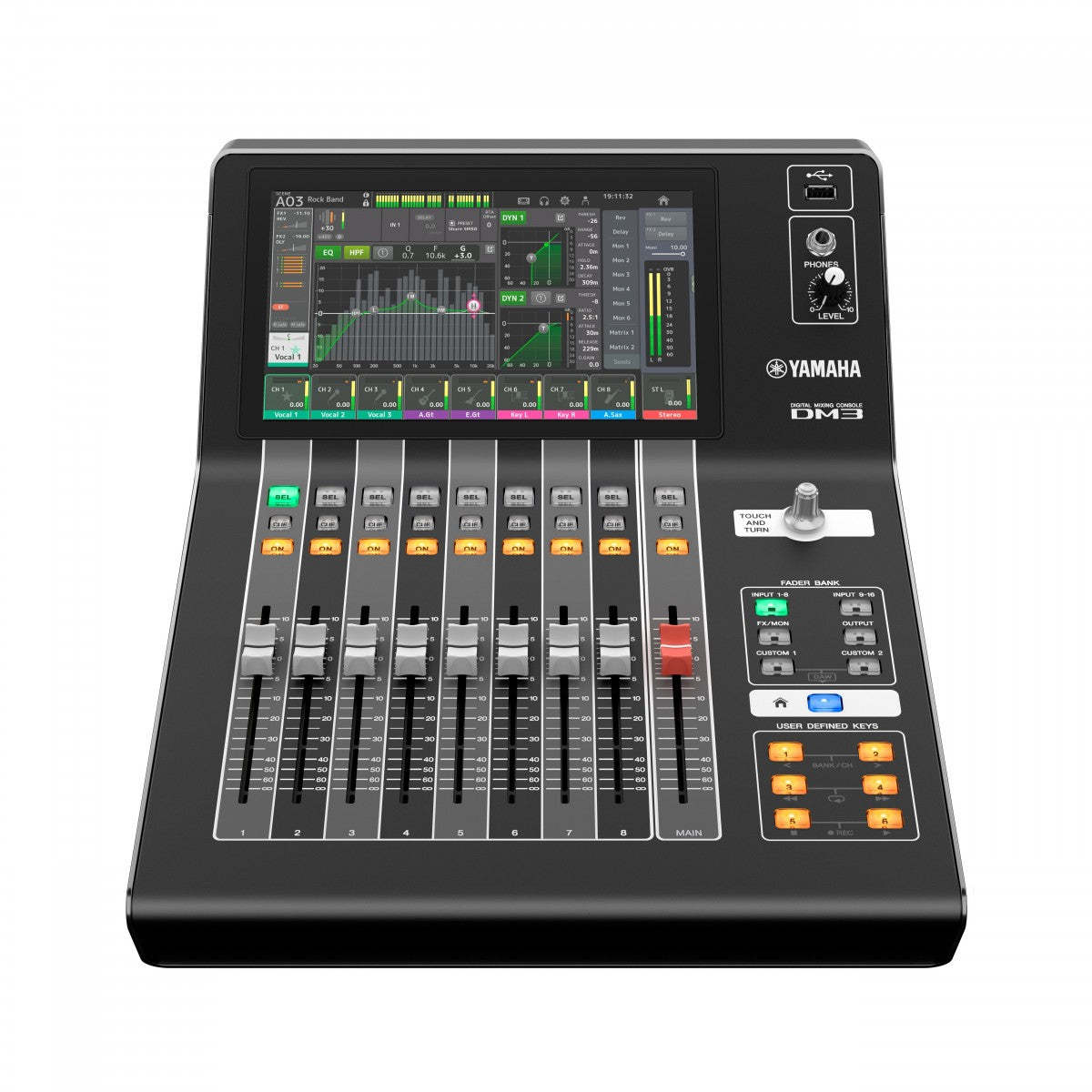 YAMAHA DM3S MIXER DIGITALE 16 CANALI CON 9 FADER MOTORIZZATI