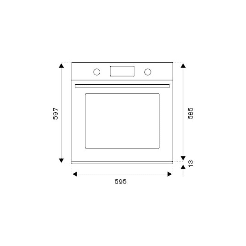 BERTAZZONI F6011MODETZ Forno elettrico 76 litri zinco classe A++