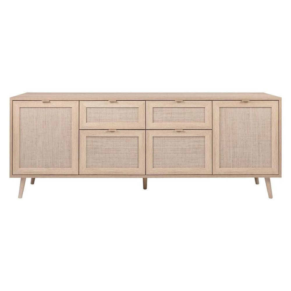 Madia Bali 51BNEW 4 ante e due cassetti effetto vimini