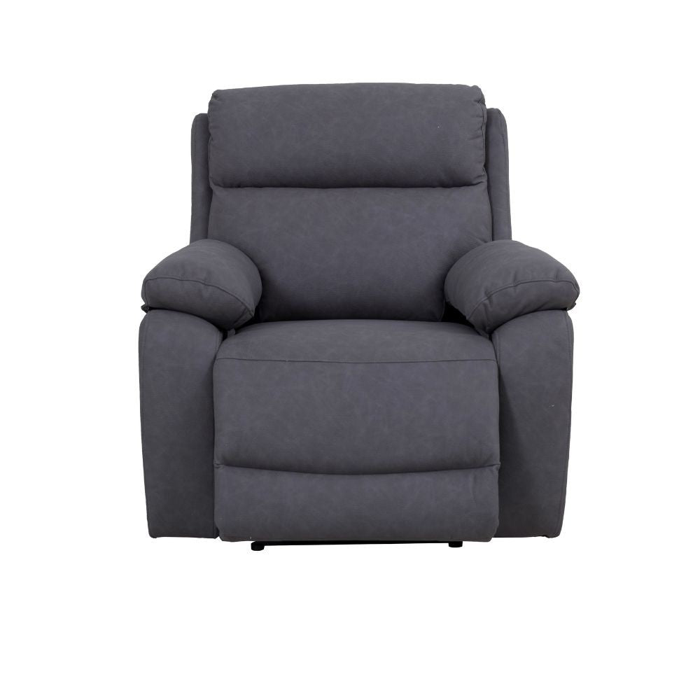 Poltrona Siviglia recliner elettrico Nabuk antracite
