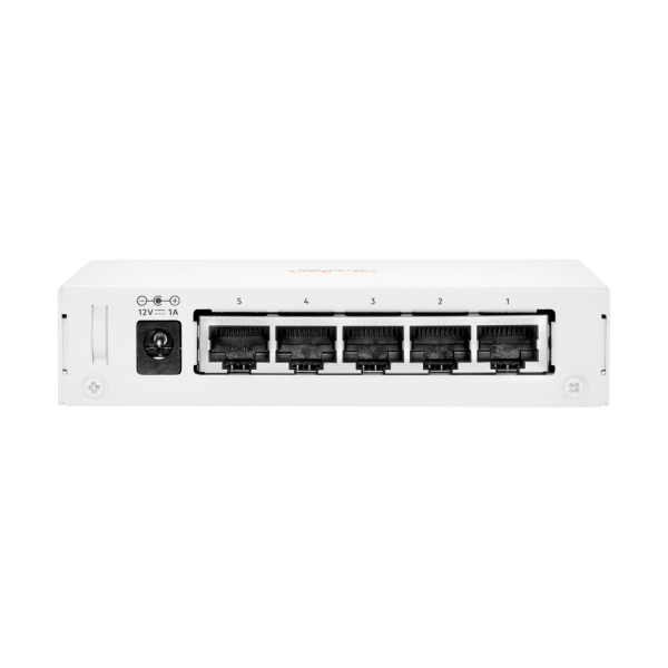 HPE Aruba Networking Networking Instant On Switch 5p Gigabit 1430 (Aruba Instant On 1430 5G - Unmanaged L2 Gigabit Ethernet - [10/100/1000] White - Warranty: 12M)HpeR8R44A