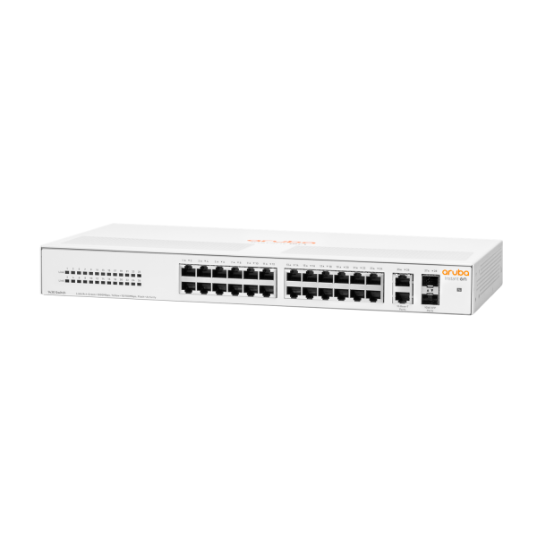 HPE Aruba Networking Networking Instant On Switch 26p Gigabit 2p SFP 1430 (Aruba Instant On 1430 26G - 2Sfp Unmanaged L2 Gigabit - Ethernet [10/100/1000] 1U White - Warranty: 12M)HpeR8R50A