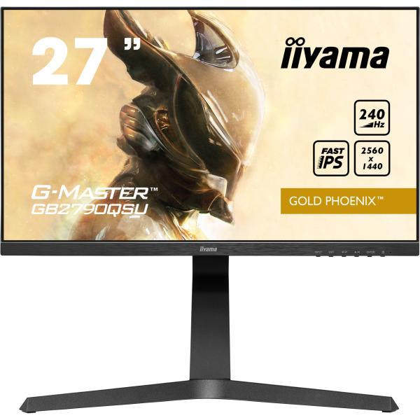 Iiyama G-MASTER GB2790QSU-B1 Monitor PC 68,6 cm [27] 2560 x 1440 Pixel Wide Quad HD LED Nero (iiyama G-Master GB2790QSU-B1 27' Fast [FLC] IPS LCD, 240Hz, 1ms Pro eSports Gaming Monitor)Iiyama4948570117802GB2790QSU-B1