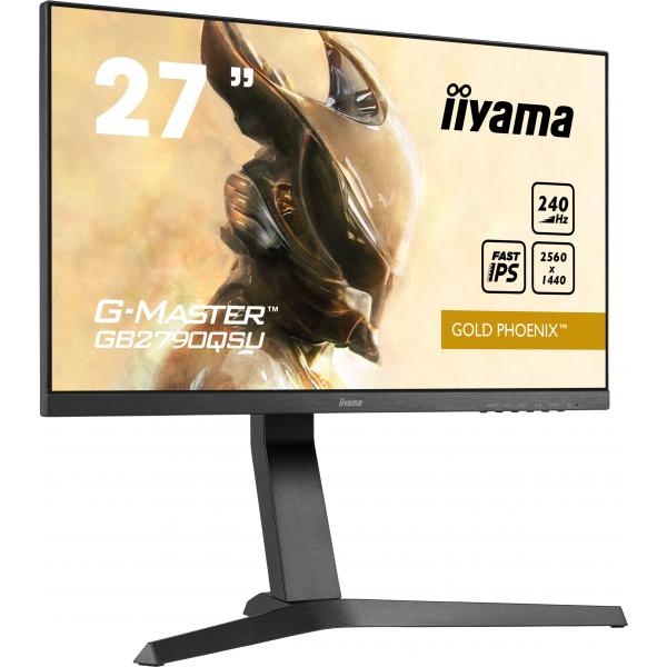 Iiyama G-MASTER GB2790QSU-B1 Monitor PC 68,6 cm [27] 2560 x 1440 Pixel Wide Quad HD LED Nero (iiyama G-Master GB2790QSU-B1 27' Fast [FLC] IPS LCD, 240Hz, 1ms Pro eSports Gaming Monitor)Iiyama4948570117802GB2790QSU-B1