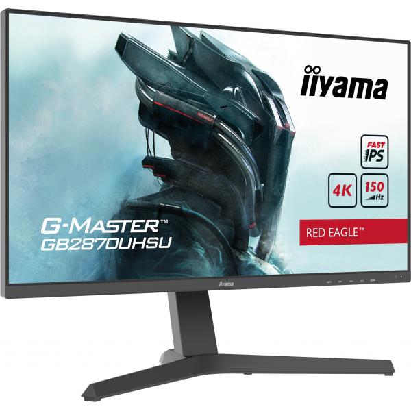 Iiyama G-MASTER GB2870UHSU-B1 Monitor PC 71,1 cm [28] 3840 x 2160 Pixel 4K Ultra HD LED Nero (iiyama G-MASTER GB2870UHSU-B1 - LED monitor - 28 [27.84 viewable] - 3840 x 2160 4K @ 150 Hz - IPS - 400 cd/m? - 1000:1 - HDR400 - 1 ms - HDMI, DisplayPort -...