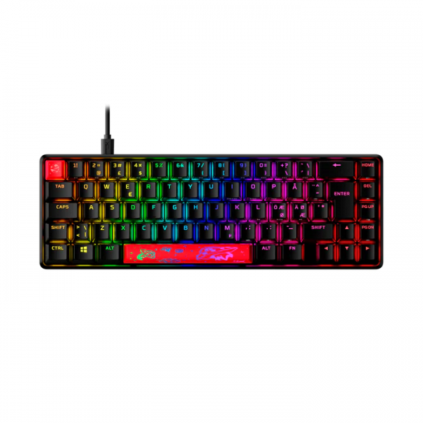 HyperX Alloy Origins 65  Tastiera da gaming meccanica  Rosso HX [layout NO] (HyperX Alloy Origins 65 - tastatur - Q)Hp01961884867644P5D6AN#UUW