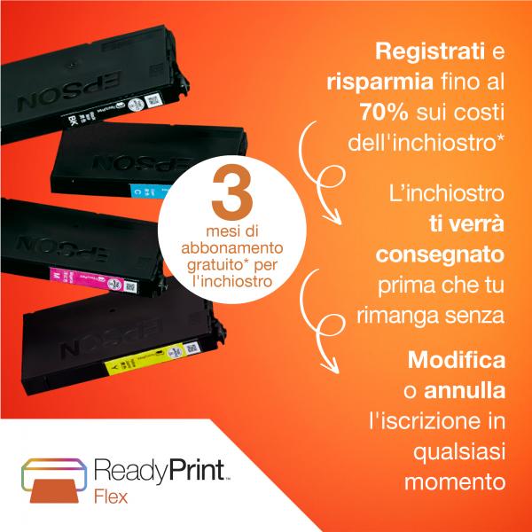 Epson Expression Home XP-2200 stampante multifunzione A4 getto d'inchiostro 3in1, scanner, fotocopiatrice, Wi-Fi Direct, cartucce separate, 3 mesi di inchiostro incluso con ReadyPrint (Epson Expression Home XP-2200 - Stampante multifunzione - colore ...