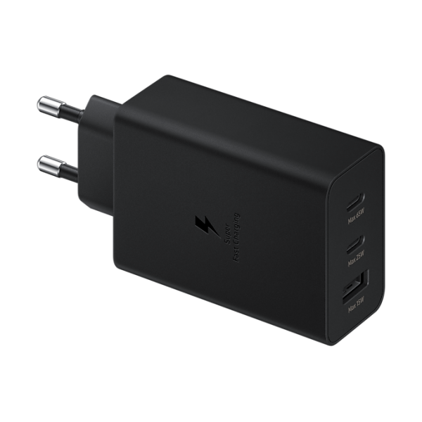 Samsung EP-T6530NBEGWW Caricabatterie per dispositivi mobili Universale Nero AC Ricarica rapida Interno (Common Black 65W Power - Adapter Trio - Warranty: 24M)Samsung5715328106192EP-T6530NBEGWW