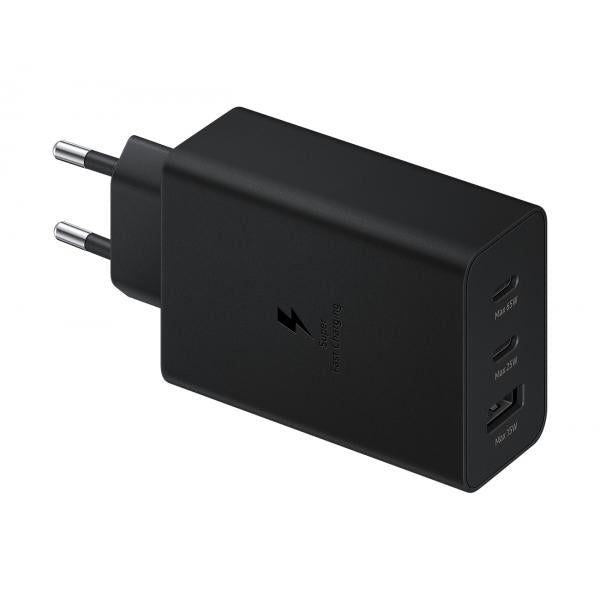 Samsung EP-T6530NBEGWW Caricabatterie per dispositivi mobili Universale Nero AC Ricarica rapida Interno (Common Black 65W Power - Adapter Trio - Warranty: 24M)Samsung5715328106192EP-T6530NBEGWW
