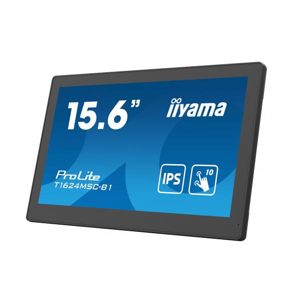 Iiyama T1624MSC-B1 Monitor PC 39,6 cm [15.6] 1920 x 1080 Pixel Full HD LED Touch screen Nero (iiyama T1624MSC-B1 Signage Display Interactive flat panel 39)IiyamaT1624MSC-B1