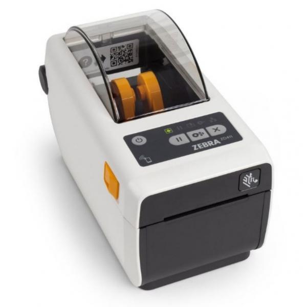 Zebra ZD411 stampante per etichette [CD] Termica diretta 203 x 203 DPI 152 mm/s Con cavo e senza cavo Collegamento ethernet LAN Bluetooth (ZD411 DT HEALTHCARE 203DPI USB - USB HOST MOD. CONN SLOT 802.11AC)ZebraZD4AH22-D0EW02EZ