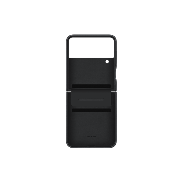 Samsung Flap Leather Cover per Galaxy Z Flip4, Nero (^FLAP LEATHER COVER FOR Z FLIP4BLACK)Samsung8806094497649EF-VF721LBEGWW