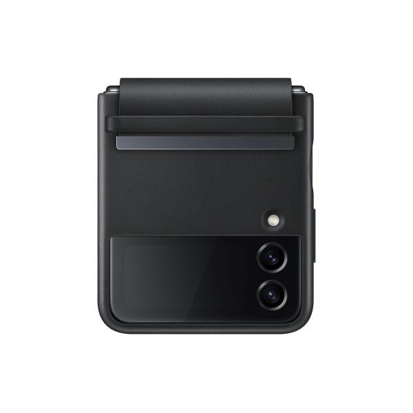 Samsung Flap Leather Cover per Galaxy Z Flip4, Nero (^FLAP LEATHER COVER FOR Z FLIP4BLACK)Samsung8806094497649EF-VF721LBEGWW