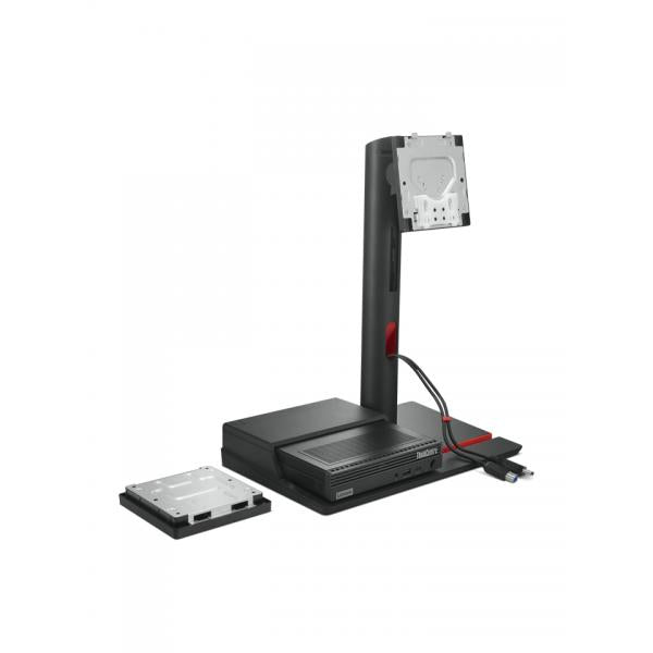Lenovo 4XF1K03170 Supporti a parete per TV 68,6 cm [27] Scrivania Nero (Lenovo ThinkCentre TIO Flex - Stand - for monitor / thin client / mobile phone - screen size: 22-27 - mounting interface: 100 x 100 mm - desktop - for ThinkCentre TIO Flex 24v 12...
