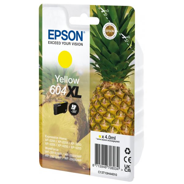 Epson 604XL cartuccia d'inchiostro 1 pz Originale Giallo (Epson 604XL Singlepack - XL - gul - or)Epson8715946708041C13T10H44020