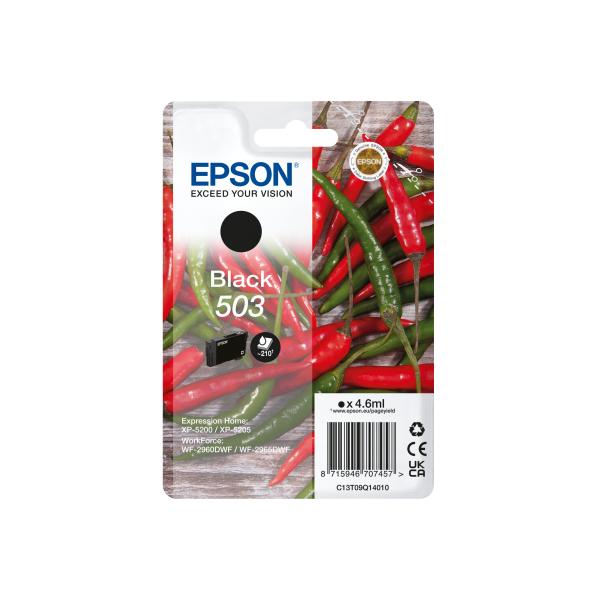 Epson 503 cartuccia d'inchiostro 1 pz Originale Resa standard Nero (Ink/503 502 Binoculars 4.6ml BK SEC)Epson8715946707464C13T09Q14020