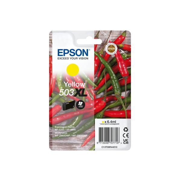 Epson 503XL cartuccia d'inchiostro 1 pz Originale Resa elevata [XL] Giallo (Epson 503XL Singlepack - XL - gul - or)Epson8715946707723C13T09R44020
