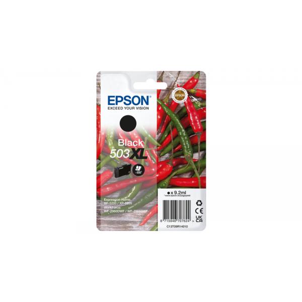 Epson 503XL cartuccia d'inchiostro 1 pz Originale Resa elevata [XL] Nero (EPSON CHILLIE 503XL BLACK INK SINGLEPACK INK)EpsonC13T09R14010