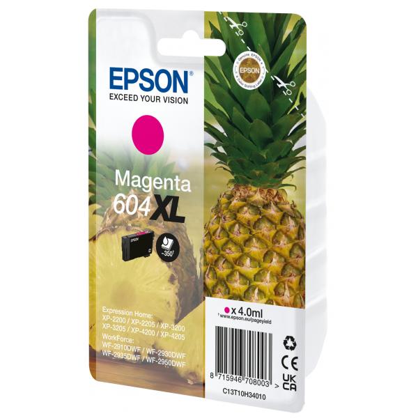 Epson 604XL cartuccia d'inchiostro 1 pz Originale Resa elevata [XL] Magenta (Epson 604XL Singlepack - XL - magenta)Epson8715946708010C13T10H34020