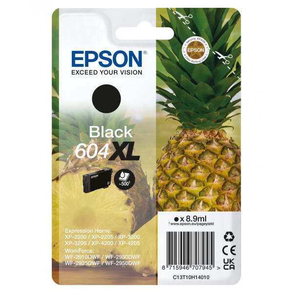 Epson 604XL cartuccia d'inchiostro 1 pz Originale Resa elevata [XL] Nero (SINGLEPACK BLACK 604XL INK - .)EpsonC13T10H14010
