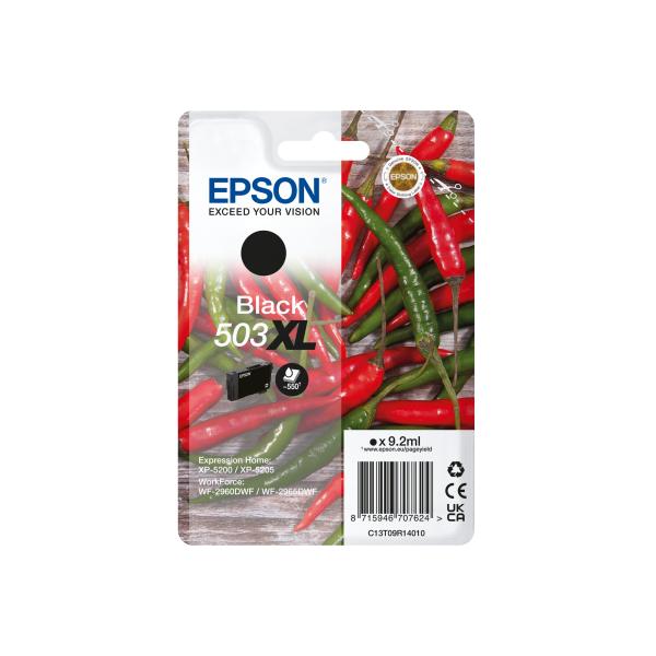 Epson 503XL cartuccia d'inchiostro 1 pz Originale Resa elevata [XL] Nero (Epson 503XL - XL - sort - original - b)Epson8715946707631C13T09R14020
