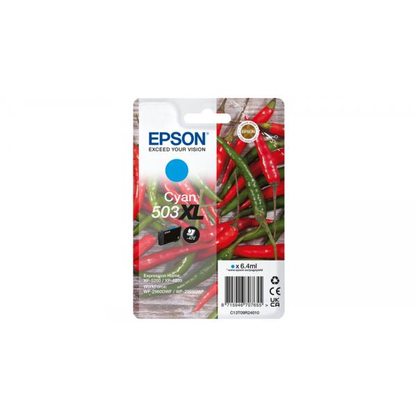 Epson 503XL cartuccia d'inchiostro 1 pz Originale Resa elevata [XL] Ciano (EPSON CHILLIE 503XL CYAN INK SINGLEPACK INK)EpsonC13T09R24010