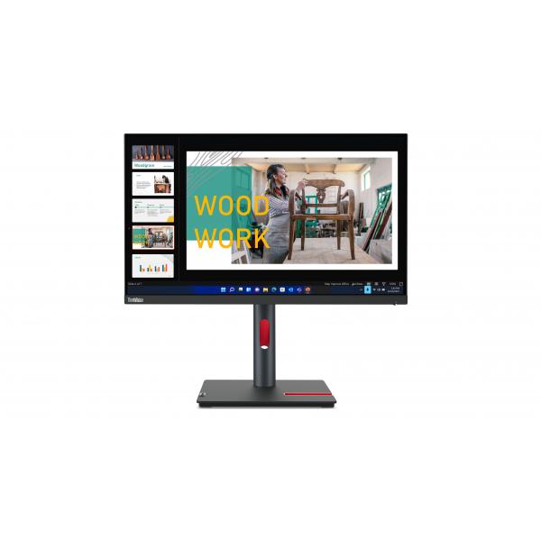 Lenovo ThinkVision P24q-30 Monitor PC 60,5 cm [23.8] 2560 x 1440 Pixel Quad HD LED Nero (Lenovo P24q-30 P24q30 LED-Monitor LEDM)Lenovo63B4GAT6EU