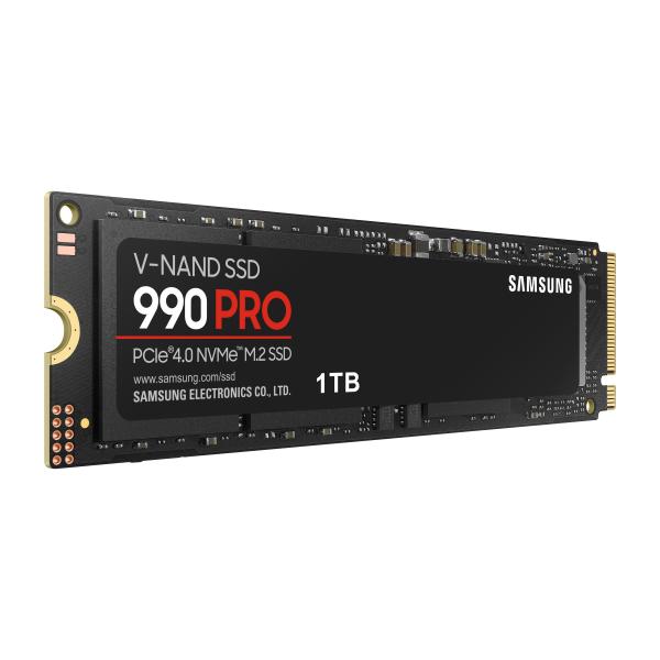 Samsung SSD 990 PRO NVMe M.2 1TB (Samsung 990 PRO[MZ-V9P1T0BW] 1TB NVMe SSD, PCIe Gen4, M.2 Interface, 2280, Read 7450 MB/s, Write 6900 MB/s, 5 Year Warranty)SamsungMZ-V9P1T0BW
