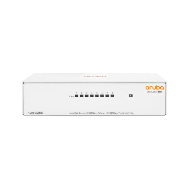 HPE Aruba Networking Aruba Instant On 1430 8G Non gestito L2 Gigabit Ethernet [10/100/1000] Bianco (ARUBA ION 1430 8G SWITCH - )Hpe0190017601625R8R45A#ACC