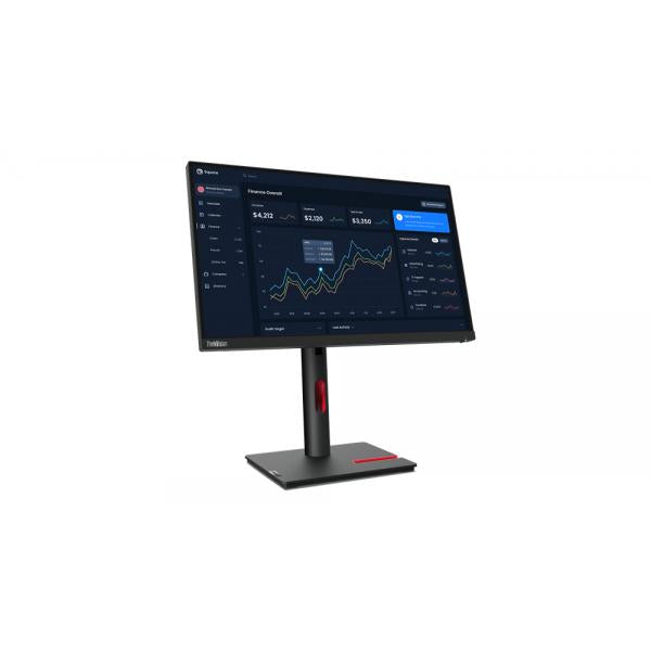Lenovo ThinkVision T22i-30 Monitor PC 54,6 cm [21.5] 1920 x 1080 Pixel Full HD LED Nero (Lenovo ThinkVision T22i-30 - LED monitor - 21.5 - 1920 x 1080 Full HD [1080p] @ 60 Hz - IPS - 250 cd/m - 1000:1 - 4 ms - HDMI, VGA, DisplayPort - raven black)Len...