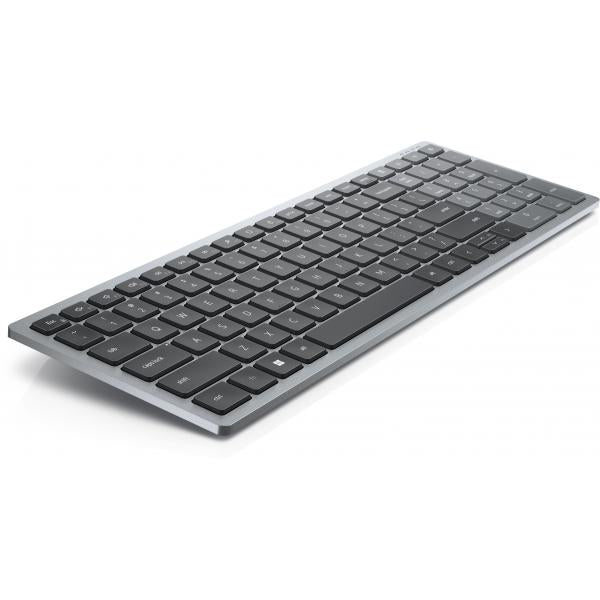 DELL KB740 tastiera Ufficio RF senza fili + Bluetooth QWERTY Inglese UK Grigio, Nero (DELL COMPACT MD WRL KB - KB740 UK) - Versione UKDell5397184718582KB740-GY-R-UK
