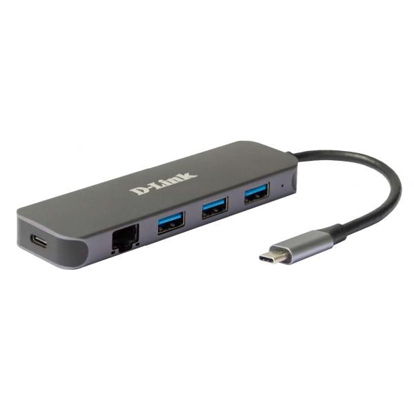 D-Link DUB-2334 replicatore di porte e docking station per laptop Cablato USB tipo-C Grigio (5-IN-1 USB-C HUB)D-link0790069468612DUB-2334