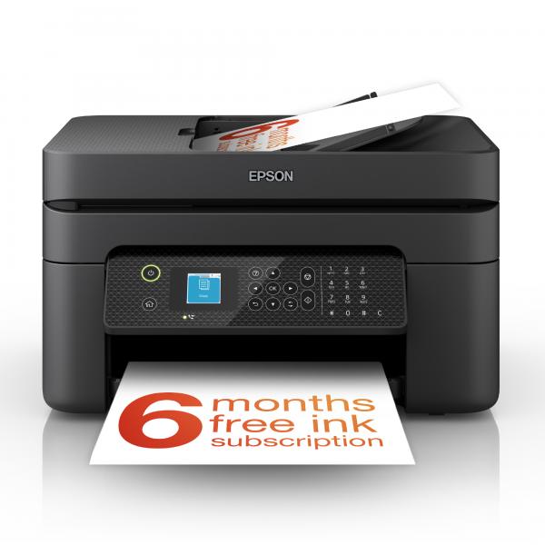 Epson WorkForce WF-2930DWF stampante multifunzione A4 getto d'inchiostro [stampa, scansione, copia], display LCD 3.7cm, ADF, WiFi Direct, 3 mesi di inchiostro incluso con ReadyPrint (WORKFORCE WF-2930)EpsonC11CK63401