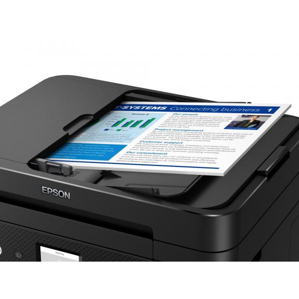 Epson WorkForce WF-2960DWF stampante multifunzione A4 getto d'inchiostro [stampa, scansione, copia], Display LCD 6.1 cm, ADF, WiFi Direct, AirPrint, 3 mesi di inchiostro incluso con ReadyPrint (Epson WorkForce WF-2960DWF C11CK60401 InkJet Printer, Mu...