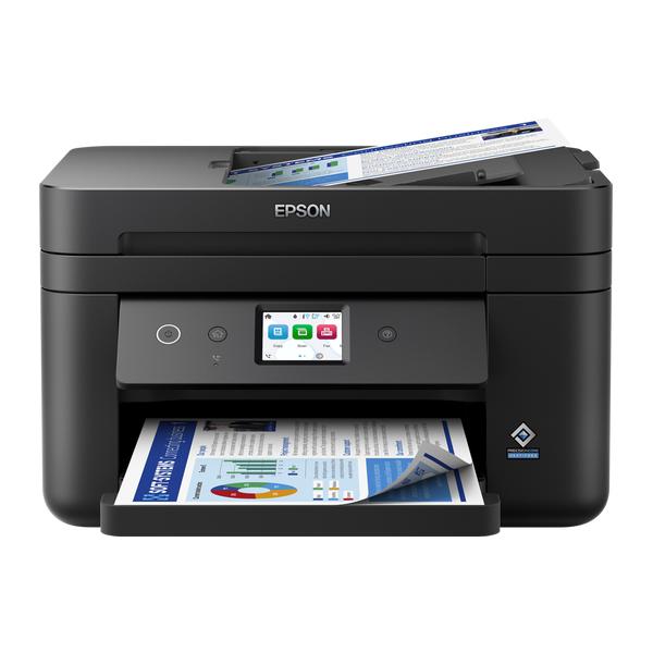 Epson WorkForce WF-2960DWF stampante multifunzione A4 getto d'inchiostro [stampa, scansione, copia], Display LCD 6.1 cm, ADF, WiFi Direct, AirPrint, 3 mesi di inchiostro incluso con ReadyPrint (Epson WorkForce WF-2960DWF C11CK60401 InkJet Printer, Mu...
