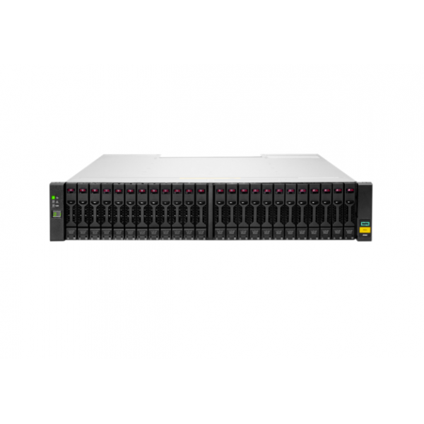 HPE MSA 2062 16Gb Fibre Channel SFF Storage (HPE Modular Smart Array 2062 16Gb Fibre Channel SFF Storage - 6th Generation - array unit disco rigido - 3.84 TB - 24 alloggiamenti [SAS-3] - SSD 1.92 TB x 2 - 16Gb Fibre Channel [esterna] - montabile in r...