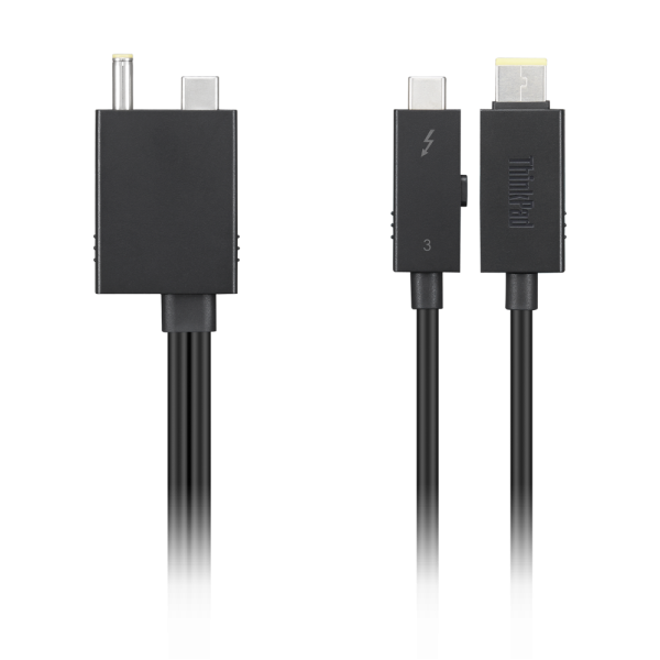 Lenovo 4X91K16970 Cavo Thunderbolt 0,7 m 40 Gbit/s Nero (THINKPAD TUNDERBOLT 4 - WORKSTATION DOCK SPLIT CABLE)Lenovo4X91K16970