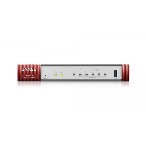 Zyxel ATP100 firewall [hardware] 1 Gbit/s (Zyxel ATP100 Firewall with 1Yr bundle [Version 2])Zyxel4718937630929ATP100-EU0112F