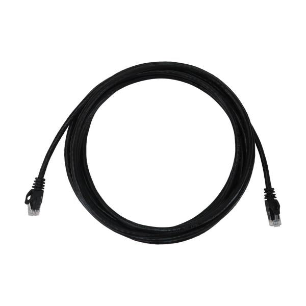 Tripp Lite N261-015-BK cavo di rete Nero 4,6 m Cat6a U/UTP [UTP] Rotondo (Eaton Tripp Lite Series Cat6a 10G Snagless Molded UTP Ethernet Cable [RJ45 M/M], PoE, Black, 15 ft. [4.6 m] - Cavo di rete - RJ-45 [M] a RJ-45 [M] - 4.57 m - 6 mm - UTP - CAT 6...