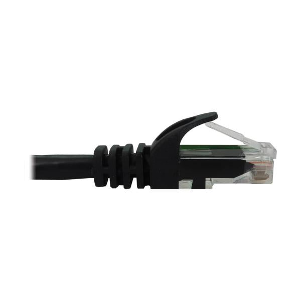 Tripp Lite N261-015-BK cavo di rete Nero 4,6 m Cat6a U/UTP [UTP] Rotondo (Eaton Tripp Lite Series Cat6a 10G Snagless Molded UTP Ethernet Cable [RJ45 M/M], PoE, Black, 15 ft. [4.6 m] - Cavo di rete - RJ-45 [M] a RJ-45 [M] - 4.57 m - 6 mm - UTP - CAT 6...