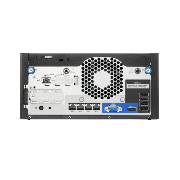 HPE ProLiant MicroServer Gen10+ v2 server 1 TB Ultra Micro Tower Intel Xeon E-2314 2,8 GHz 16 GB DDR4-SDRAM 180 W (MICROSVR G10+ V2 E-2314 NHP 1TB - SVR)HpeP54654-421