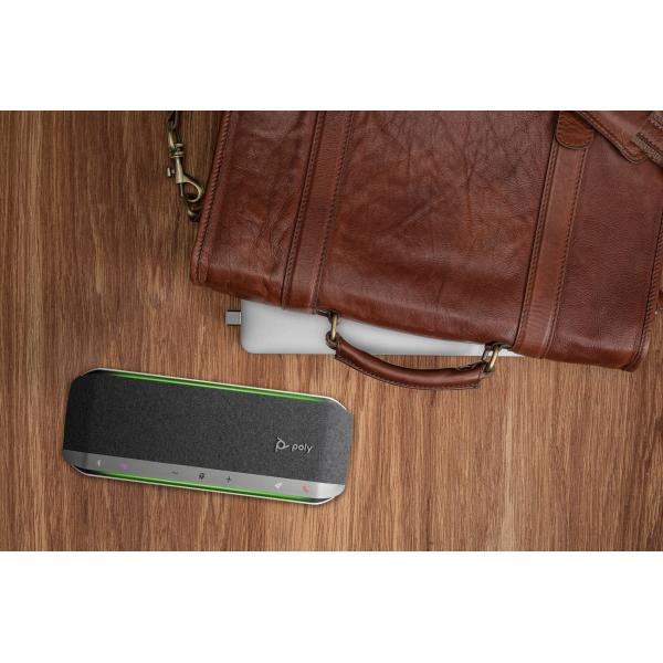 HP Poly Vivavoce Poly Sync 40+ certificato per Microsoft Teams USB-A USB-C + adattatore USB-A BT700 (SYNC 40+ SY40-M USBA BT600#WW - )Hp Poly77P36AA