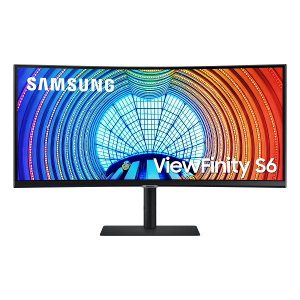 Samsung Monitor HRM ViewFinity S6 - S65UA da 34 WQHD Curvo (Computer Monitor 86.4 Cm - [34] 3440 X 1440 Pixels - Ultrawide Quad Hd Black - Warranty: 12M)SamsungLS34A650UBUXEN