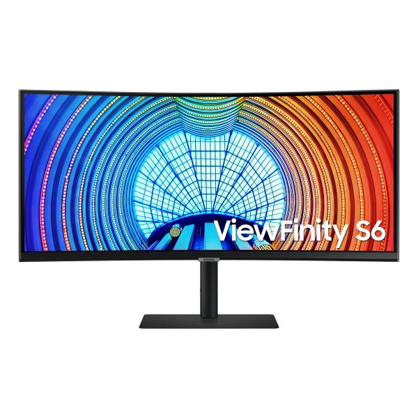 Samsung Monitor HRM ViewFinity S6 - S65UA da 34 WQHD Curvo (Computer Monitor 86.4 Cm - [34] 3440 X 1440 Pixels - Ultrawide Quad Hd Black - Warranty: 12M)SamsungLS34A650UBUXEN